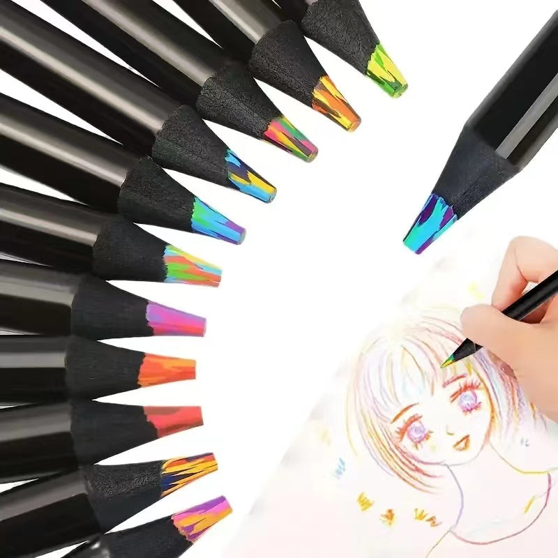 Rainbow Colored Pencils | Magic Gradient Pencils | CraftopiaArt