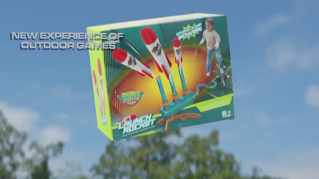 Rocket Launcher Toy | 2-in-1 Rocket Launcher | CraftopiaArt