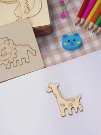 Wooden Drawing Stencil Set