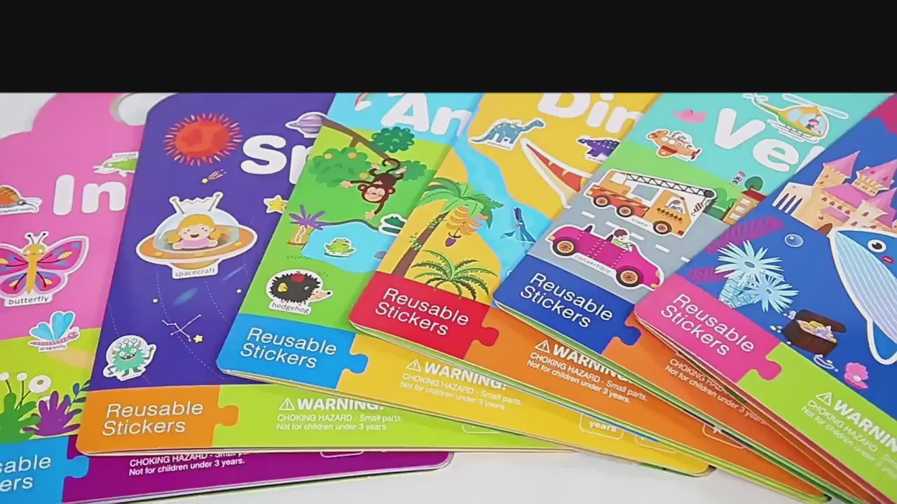 Reusable Sticker Book