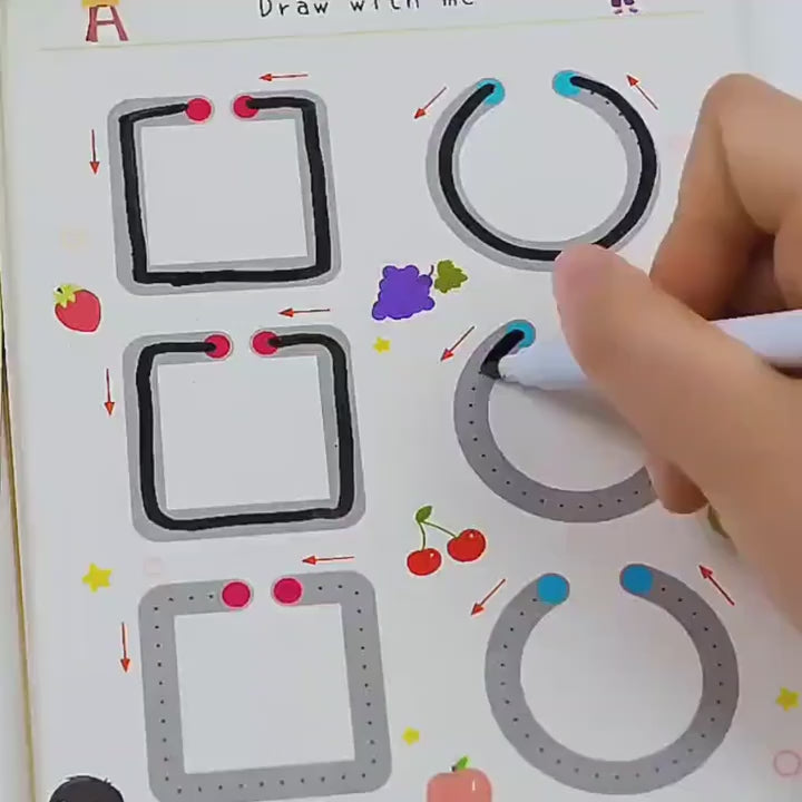 Erasable Magic Copybook Set